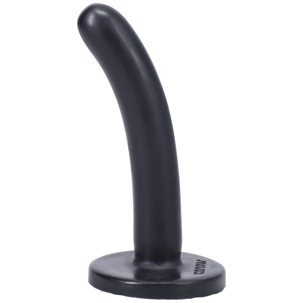 TANTUS 4.25" Firm Silk Dildo in Onyx