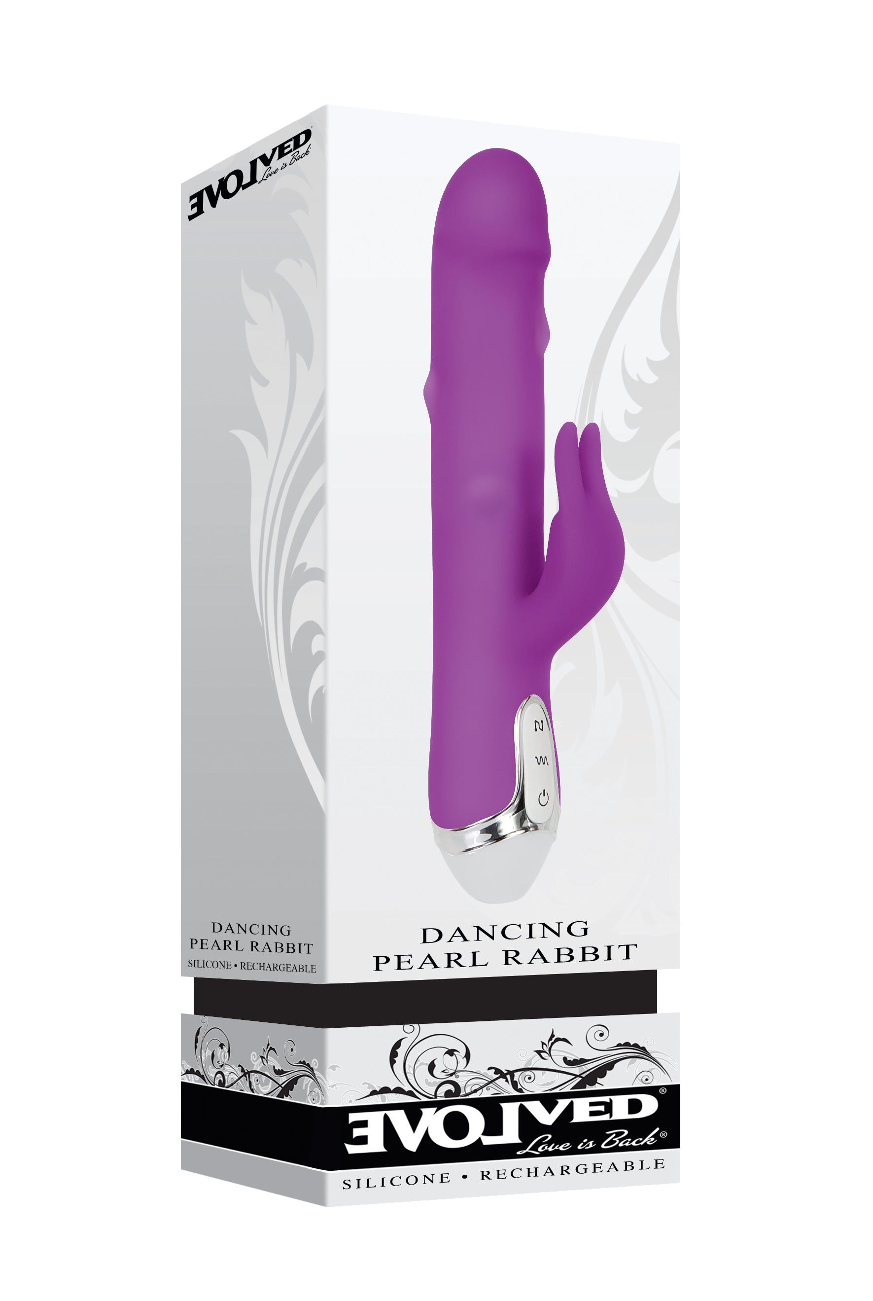 dancing pearl rabbit vibrator by evolved in box 